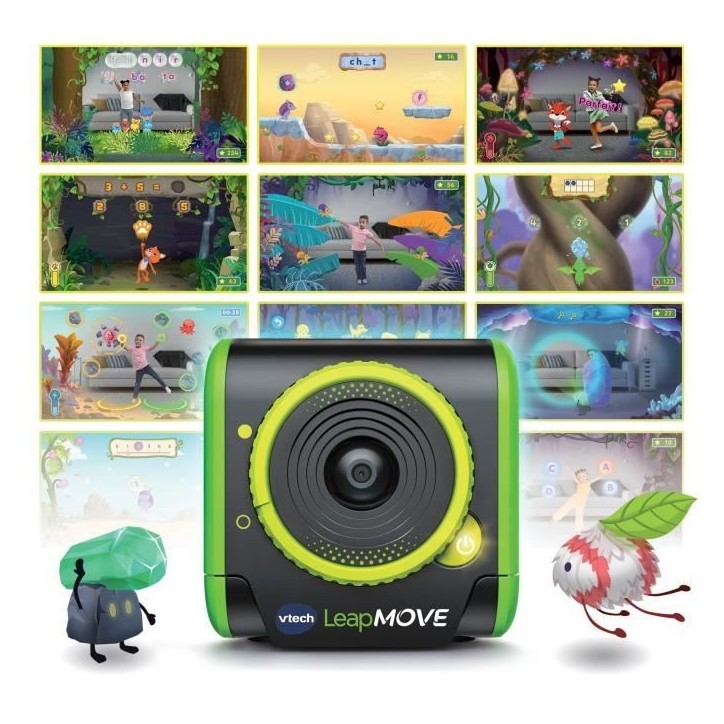VTECH CONSOLE TV LEAPMOVE, Console éducative, Pas besoin de manette, 25 jeux et aventures inclus, Des 4 ans VTECH CONSOLE TV LEAPMOVE, Console éducative, Pas besoin de manette, 25 jeux et aventures inclus, Des 4 ans