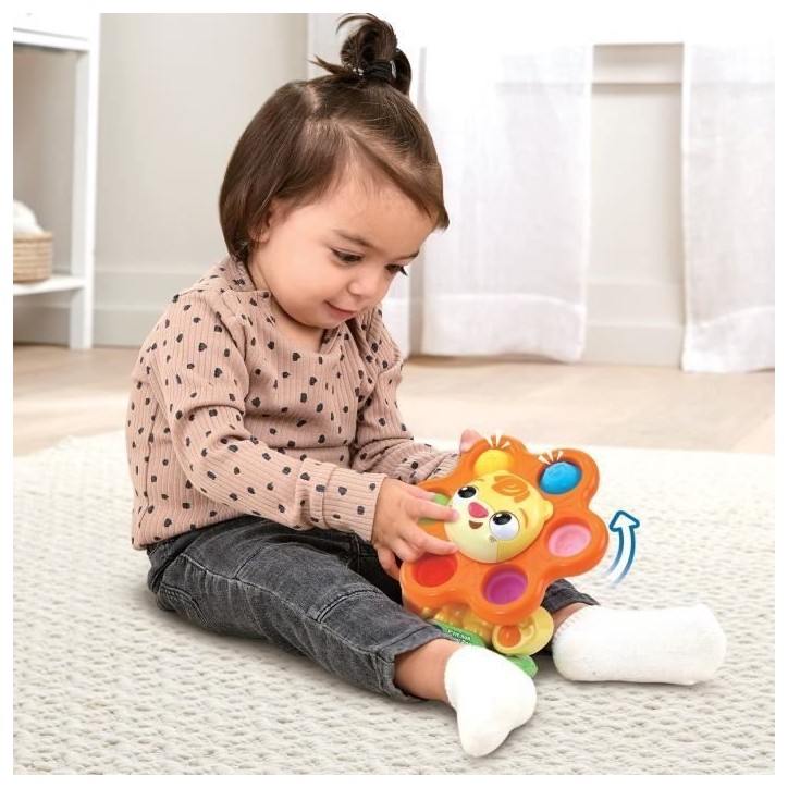 VTECH P'TIT LION TOURNI POP (PLASTIQUE REUTILISE)