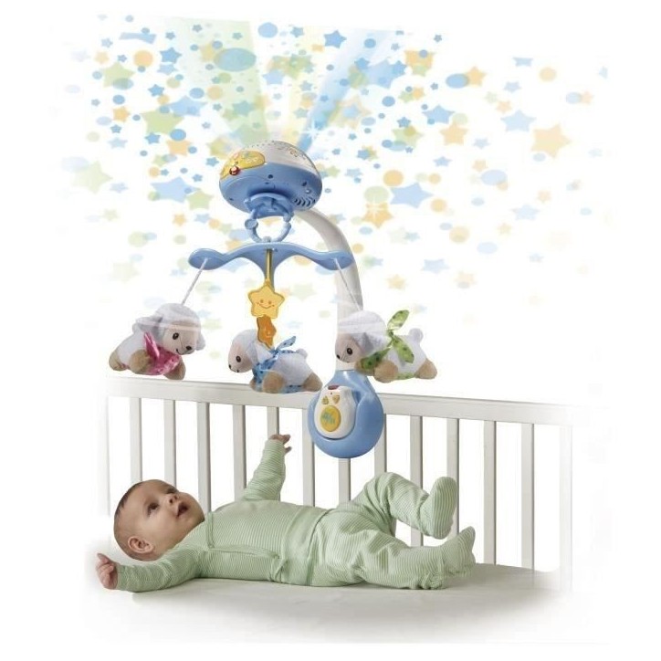 VTECH - Vtech Baby - Mobile Lumi Mobile Compte-Moutons Bleu VTECH - Vtech Baby - Mobile Lumi Mobile Compte-Moutons Bleu