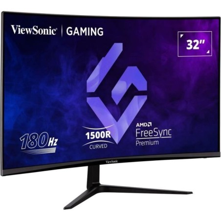 Ecran PC Gamer Incurvé - VIEWSONIC - 32 - FHD - 180Hz - Dalle VA - 1ms - VX3218-PC-MHD