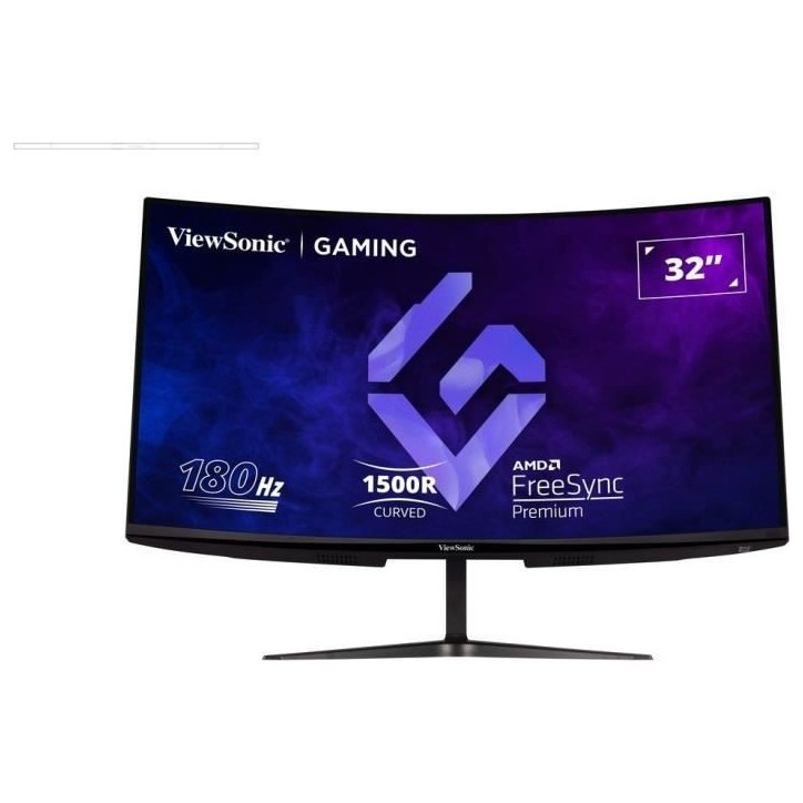 Ecran PC Gamer Incurvé - VIEWSONIC - 32 - FHD - 180Hz - Dalle VA - 1ms - VX3218-PC-MHD Ecran PC Gamer Incurvé - VIEWSONIC - 32 - FHD - 180Hz - Dalle VA - 1ms - VX3218-PC-MHD