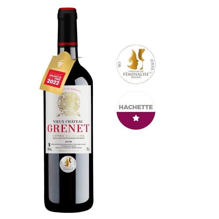 Vieux Château Grenet 2019 Côtes de Bourg - Vin rouge de Bordeaux