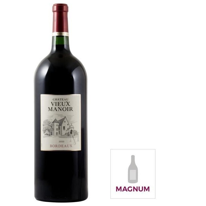 Magnum Châteaux Vieux Manoir 2020 Bordeaux - Vin rouge de Bordeaux