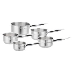 ARTHUR MARTIN Set de de 5 Casseroles - Acier inoxydable - Intérieur s