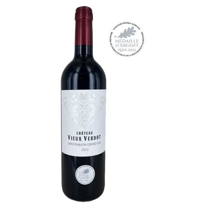 Château Vieux Verdot 2022 Saint-Emilion Grand Cru - Vin rouge de Bordeaux