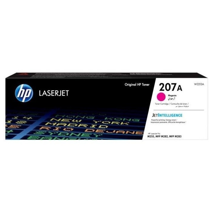 Cartouche de Toner HP 207 (W2213A) magenta pour HP Color LaserJet Pro M255/MFP M282/M283