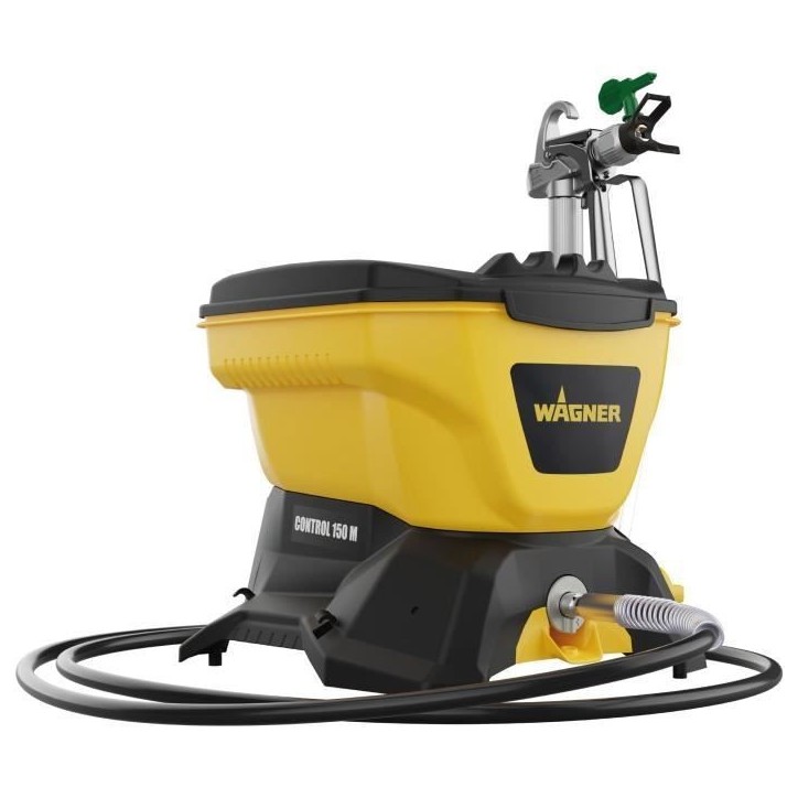 Pistolet a peinture WAGNER - Airless Control Series CS150M - Cuve 5,5 litres - Jaune Pistolet a peinture WAGNER - Airless Control Series CS150M - Cuve 5,5 litres - Jaune