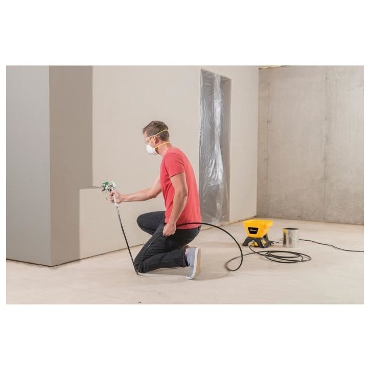 Pistolet a peinture WAGNER - Airless Control Series CS150M - Cuve 5,5 litres - Jaune Pistolet a peinture WAGNER - Airless Control Series CS150M - Cuve 5,5 litres - Jaune