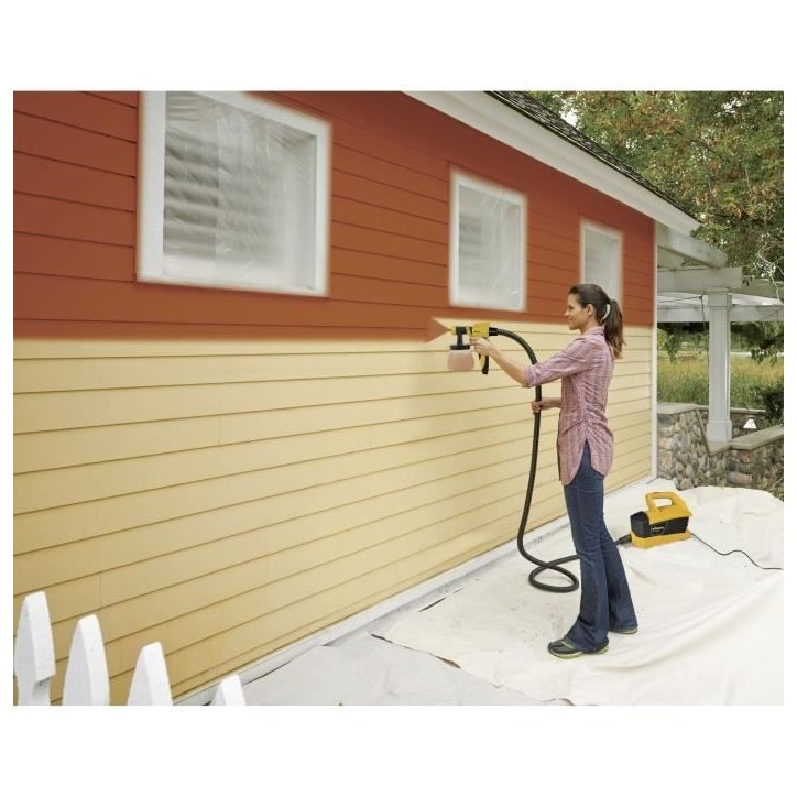 Pistolet peinture basse pression universel WAGNER Sprayer W690 - pour murs, plafonds, laques et lasures Pistolet peinture basse pression universel WAGNER Sprayer W690 - pour murs, plafonds, laques et lasures