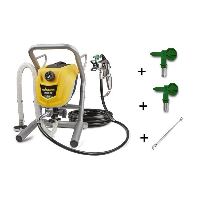 Wagner Airless HEA Control Pro 250M Pistolet a peinture Airless + 2 bu Wagner Airless HEA Control Pro 250M Pistolet a peinture Airless + 2 bu
