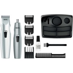 Tondeuse barbe - WAHL - Mustache & Beard - avec tondeuse nez/oreilles
