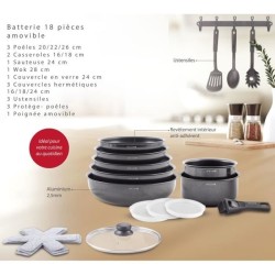 Batterie de cuisine - Tous feux dont induction - ART & CUISINE - AC182