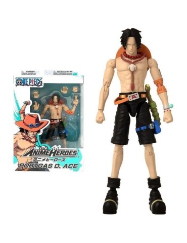 Figurine Portgas D. Ace 17 cm - Bandai - Anime Heroes - One Piece