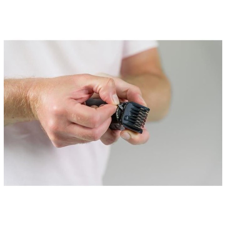 Tondeuse a barbe - WAHL - Extreme Grip - 240 V - 240 min - Noir / Orange