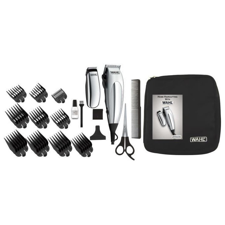 Tondeuse cheveux - WAHL - Home Pro Deluxe - avec mini-rasoir - Levier ajustable Tondeuse cheveux - WAHL - Home Pro Deluxe - avec mini-rasoir - Levier ajustable