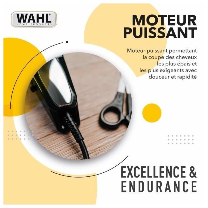 WAHL 20107.0460 Tondeuse cheveux Baldfader - Tondeuse filaire - Fonction effilage - Affûtage auto - Largeur de lame 45mm WAHL 20107.0460 Tondeuse cheveux Baldfader - Tondeuse filaire - Fonction effilage - Affûtage auto - Largeur de lame 45mm