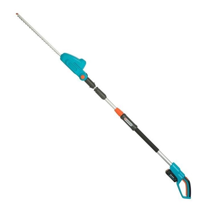 Taille-haies sur perche a batterie GARDENA - THS42/18V P4A - 18V - 42 cm - Hauteur max : 3 m (Livré avec batterie + chargeur) Taille-haies sur perche a batterie GARDENA - THS42/18V P4A - 18V - 42 cm - Hauteur max : 3 m (Livré avec batterie + chargeur)