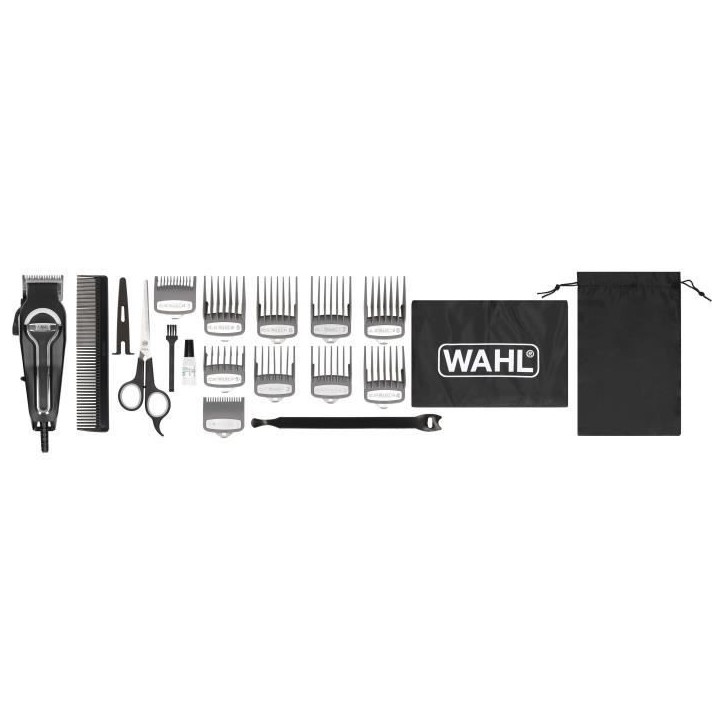Tondeuse secteur - WAHL - ELITE PRO - 230 V - 10 sabots - Noir Tondeuse secteur - WAHL - ELITE PRO - 230 V - 10 sabots - Noir