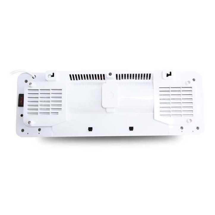 Chauffage électrique mural - 2000W - WARM TECH - Céramique - 240V - Jusqu'a 50m3 - Blanc
