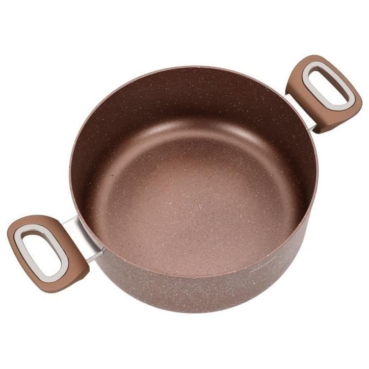 Marmite - ARTHUR MARTIN - AM5531 - 28 cm avec couvercle en verre - Aluminium - Tous feux dont induction Marmite - ARTHUR MARTIN - AM5531 - 28 cm avec couvercle en verre - Aluminium - Tous feux dont induction