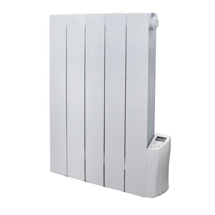Radiateur électrique a inertie fluide - 900W - WARM TECH - 230V - Jusqu'a 35m3 - Blanc