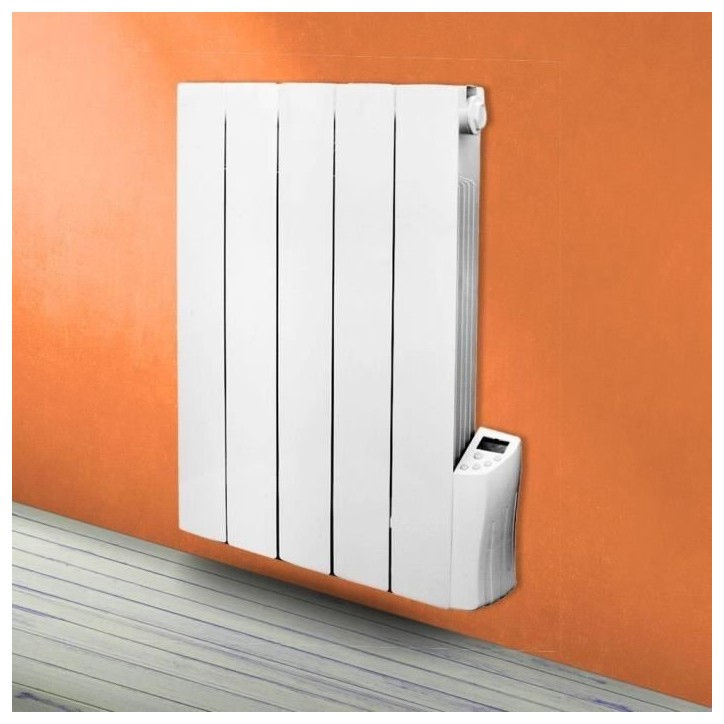 Radiateur électrique a inertie fluide - 900W - WARM TECH - 230V - Jusqu'a 35m3 - Blanc