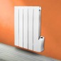 Radiateur électrique a inertie fluide - 900W - WARM TECH - 230V - Jusqu'a 35m3 - Blanc Radiateur électrique a inertie fluide - 900W - WARM TECH - 230V - Jusqu'a 35m3 - Blanc