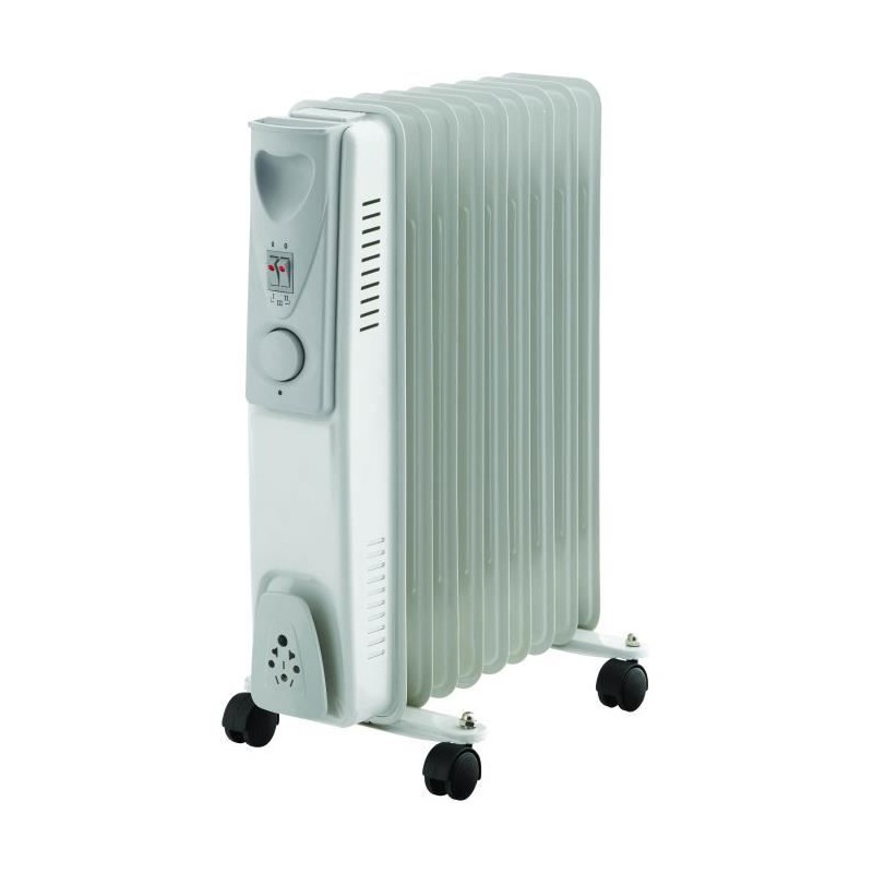 Radiateur électrique bain d'huile - 2000W - WARM TECH - 240V - Jusqu' Radiateur électrique bain d'huile - 2000W - WARM TECH - 240V - Jusqu'
