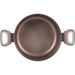 Marmite - ARTHUR MARTIN - AM5531 - 28 cm avec couvercle en verre - Alu