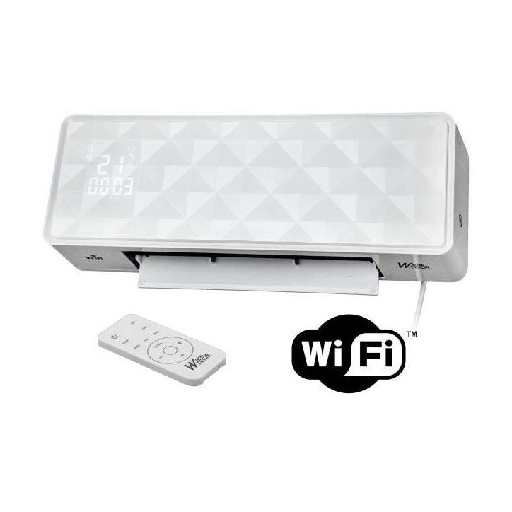 Chauffage électrique mural - 2000W - WARM TECH - Céramique - WiFi - 240V - Jusqu'a 50m3 - Blanc Chauffage électrique mural - 2000W - WARM TECH - Céramique - WiFi - 240V - Jusqu'a 50m3 - Blanc