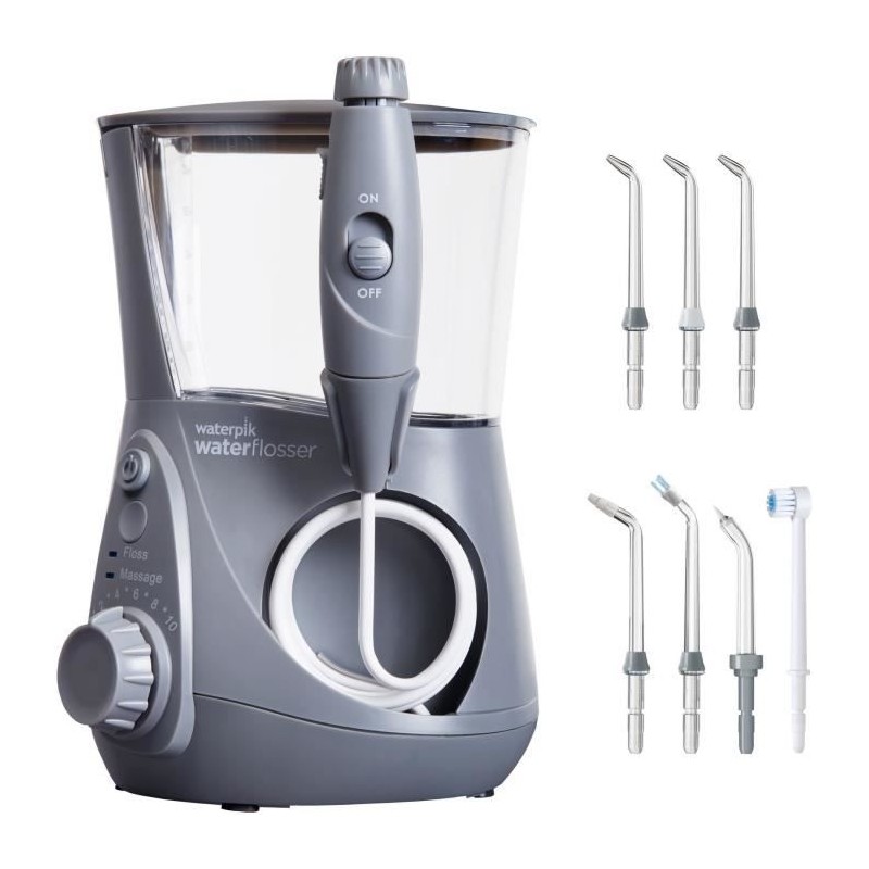Jet Dentaire - WATERPIK - WP-667 Ultra Professionnel - Gris - 10 Nivea