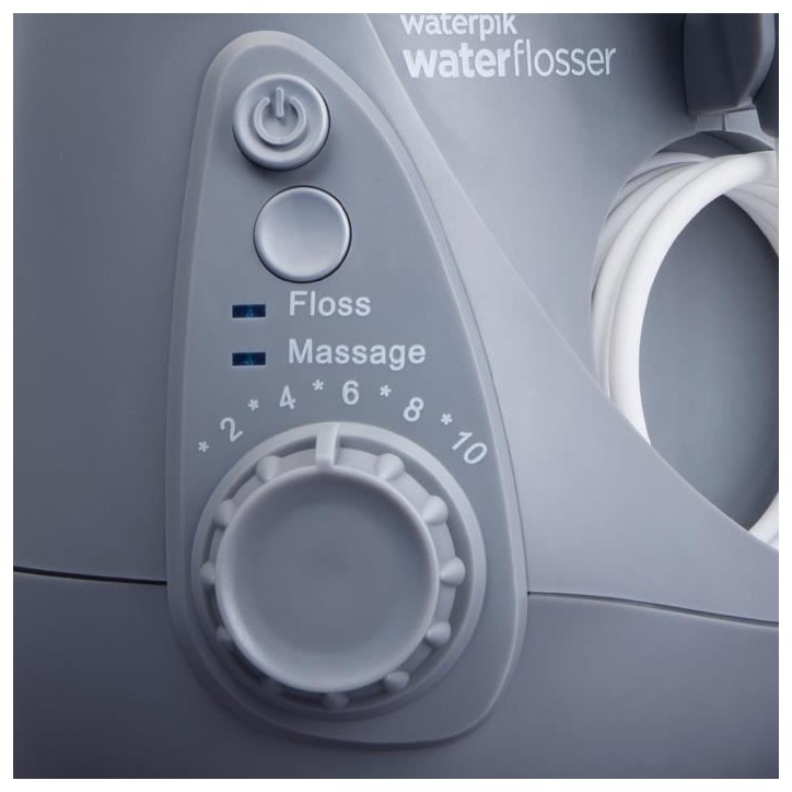 Jet Dentaire - WATERPIK - WP-667 Ultra Professionnel - Gris - 10 Niveaux de pression - 7 Embouts inclus