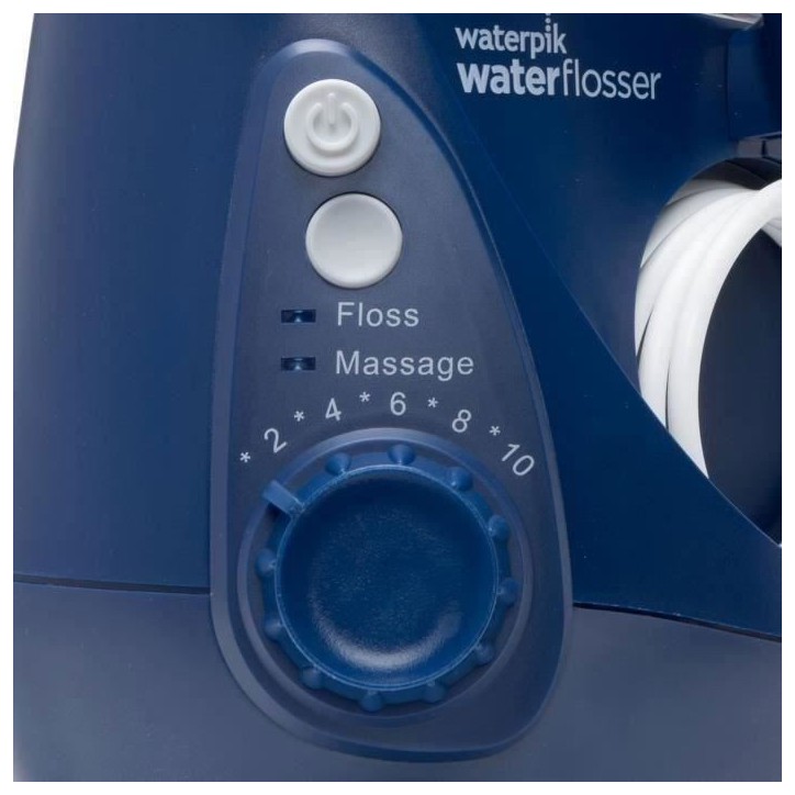 Hydropulseur Fixe WATERPIK Ultra Professionnel WP-663 - Pulsations 1250 - Capacité 90s - 7 Embouts - Bleu