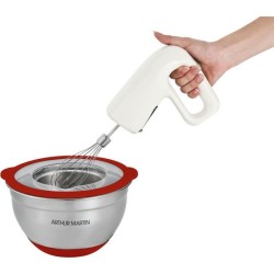 Set de saladiers - ARTHUR MARTIN - AM032 - 16-20-24 cm - Couvercles he