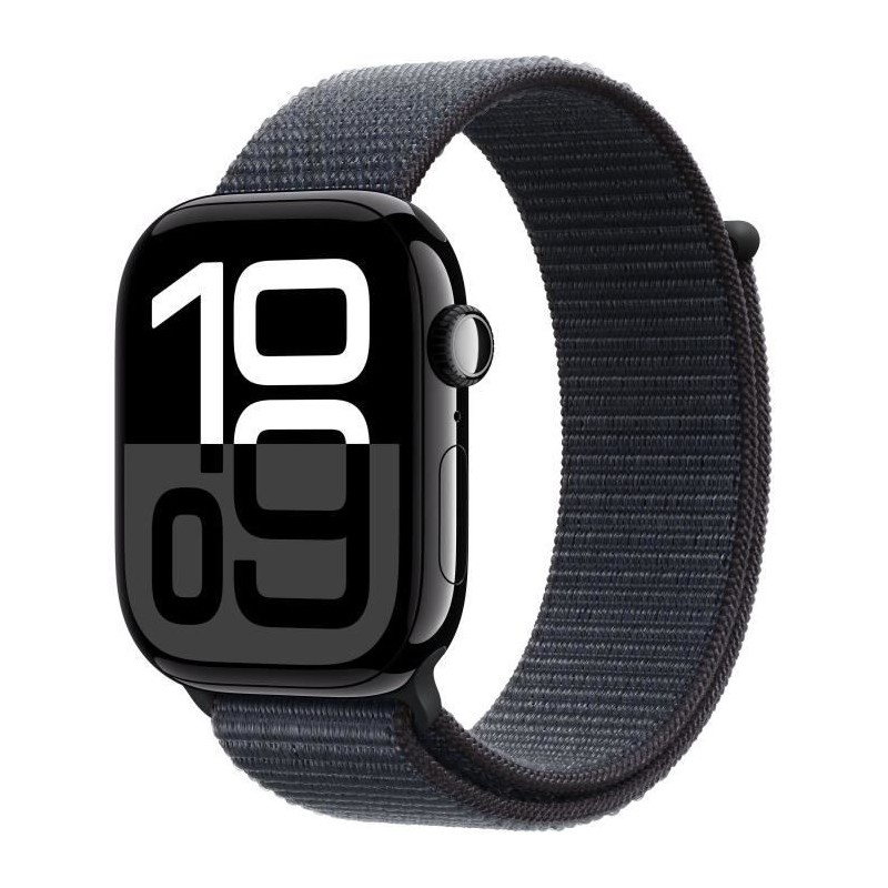 Apple Watch Series 10 GPS - 46mm - Boîtier Jet Black Aluminium - Brac Apple Watch Series 10 GPS - 46mm - Boîtier Jet Black Aluminium - Brac