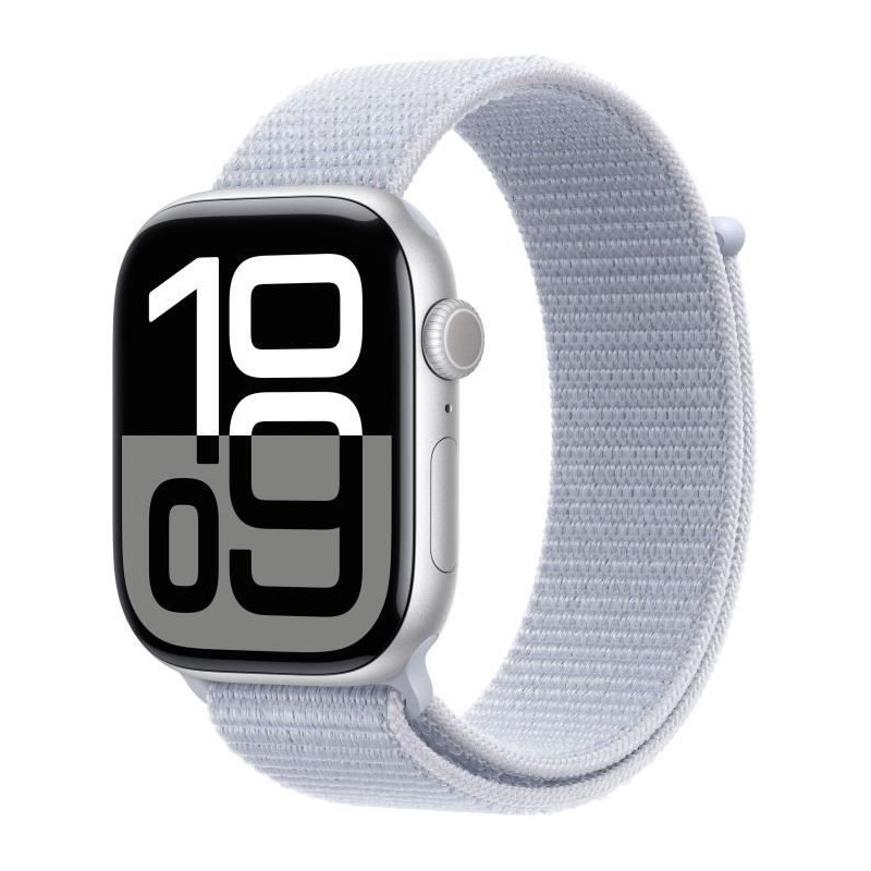 Apple Watch Series 10 GPS - 46mm - Boîtier Silver Aluminium - Bracele Apple Watch Series 10 GPS - 46mm - Boîtier Silver Aluminium - Bracele