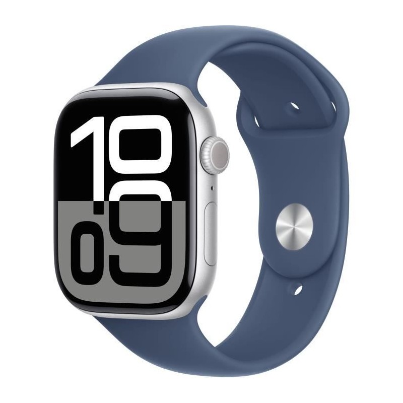 Apple Watch Series 10 GPS - 46mm - Boîtier Silver Aluminium - Bracele Apple Watch Series 10 GPS - 46mm - Boîtier Silver Aluminium - Bracele