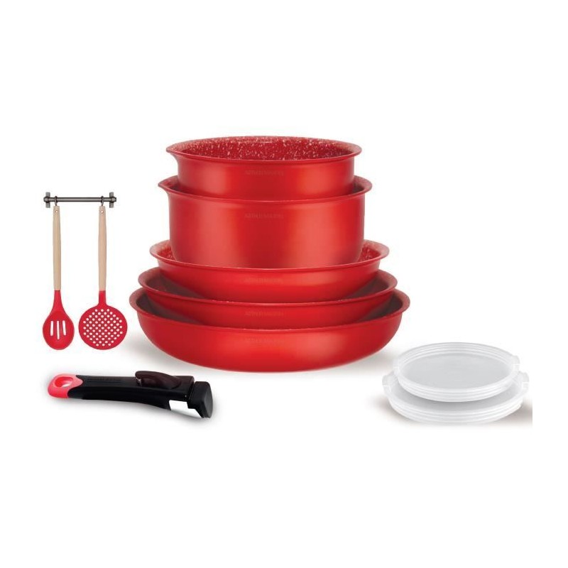 Batterie de cuisine - ARTHUR MARTIN - AMR41 - Batterie de cuisine 10 p Batterie de cuisine - ARTHUR MARTIN - AMR41 - Batterie de cuisine 10 p