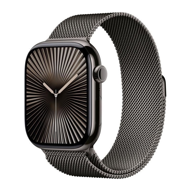 Apple Watch Series 10 GPS + Cellular - 46mm - Boîtier Slate Titanium Apple Watch Series 10 GPS + Cellular - 46mm - Boîtier Slate Titanium