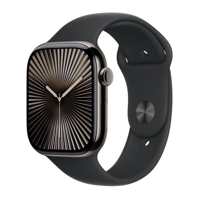 Apple Watch Series 10 GPS + Cellular - 46mm - Boîtier Slate Titanium Apple Watch Series 10 GPS + Cellular - 46mm - Boîtier Slate Titanium