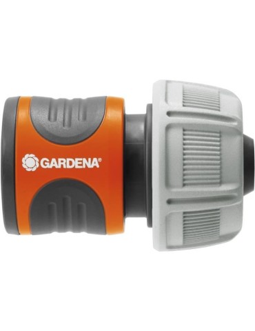 Raccord d'arrosage rapide GARDENA - Adapté tuyau Ø19 mm - Fixation 1 clic - Power Grip