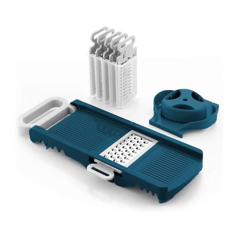 Mandoline pliable - ARTHUR MARTIN - AMM530 - 6 en 1 - 3 Lames de râpe