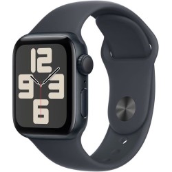 Apple Watch SE GPS - 40mm - Boîtier Midnight Aluminium - Bracelet Mid