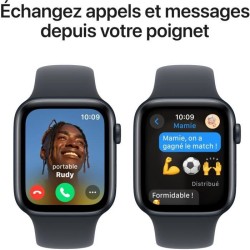 Apple Watch SE GPS - 44mm - Boîtier Midnight Aluminium - Bracelet Mid