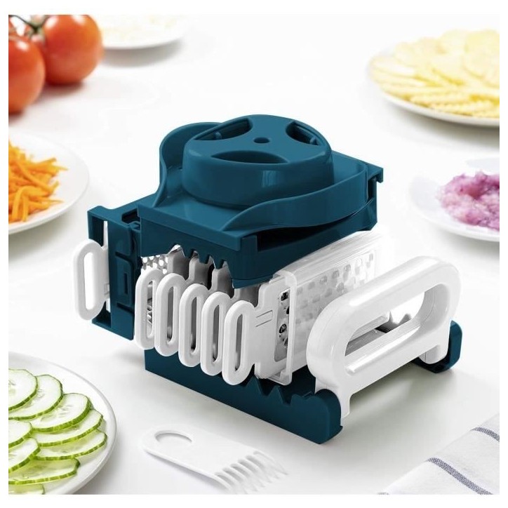 Mandoline pliable - ARTHUR MARTIN - AMM530 - 6 en 1 - 3 Lames de râpes et 3 lames de coupes légumes - Acier inoxydable Mandoline pliable - ARTHUR MARTIN - AMM530 - 6 en 1 - 3 Lames de râpes et 3 lames de coupes légumes - Acier inoxydable