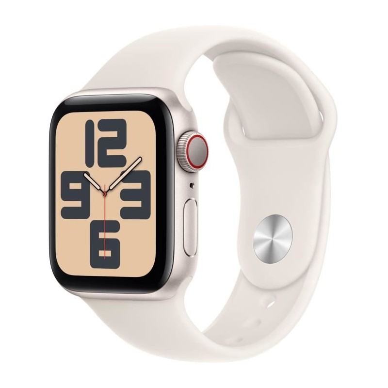 Apple Watch SE GPS + Cellular - 40mm - Boîtier Starlight Aluminium - Apple Watch SE GPS + Cellular - 40mm - Boîtier Starlight Aluminium -