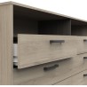 Commode - WATSON - 6 tiroirs - Chene Kronberg / Chene Waterford - 162,