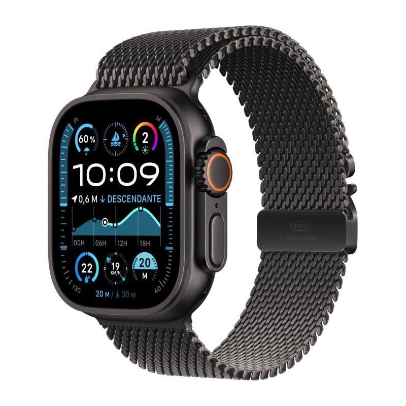 Apple Watch Ultra 2 GPS + Cellular - 49mm - Boîtier Black Titanium -