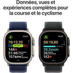 Apple Watch Ultra 2 GPS + Cellular - 49mm - Boîtier Natural Titanium