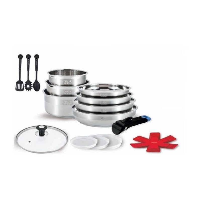 Batterie de cuisine - Tous feux dont induction - ARTHUR MARTIN - Sans Batterie de cuisine - Tous feux dont induction - ARTHUR MARTIN - Sans